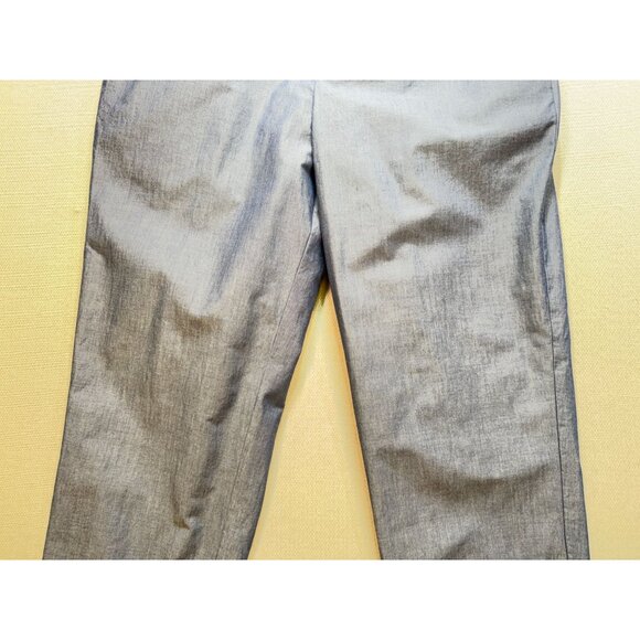 Express Photographer Men's Flat Front Dress Pants Size 34/32 Blue Lightweight - Picture 5 of 11